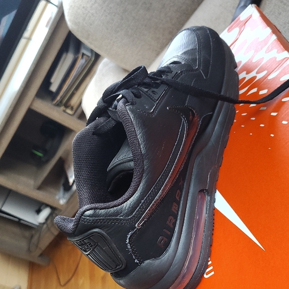 Nike Black Low-Top Sneakers with Iconic Swoosh Sneakers